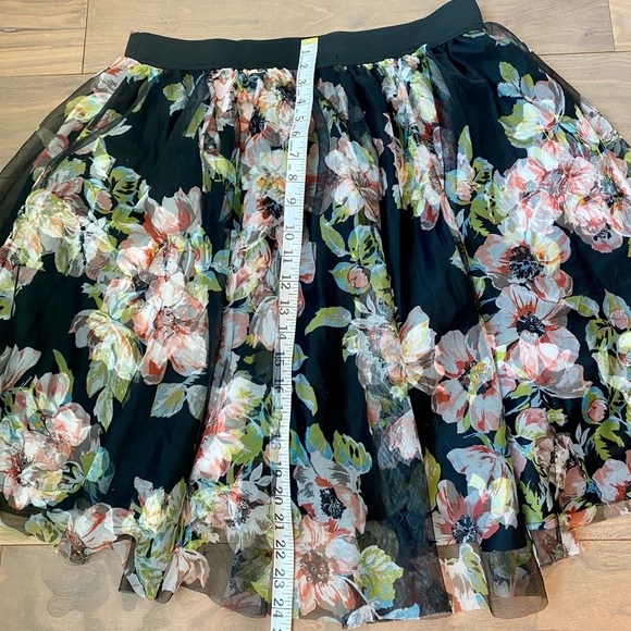 TORRID Floral Print Tulle Skirt - Picture 11 of 11